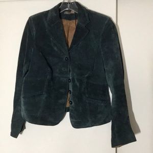 Shade leather blazer